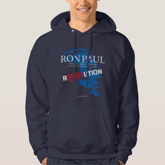 Ron Paul Revolutions-Shirt 2012 Hoodie (Vorderseite)