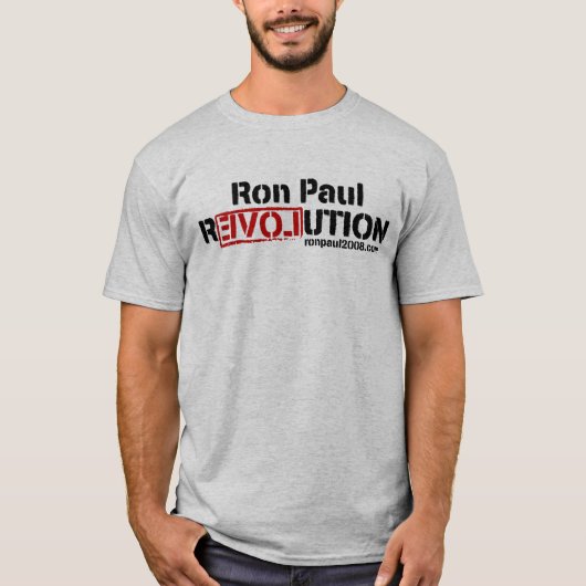 Ron Paul Revolutions-Shirt T-Shirt (Vorderseite)