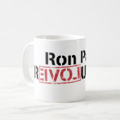 Ron Paul Revolutions-Tasse Kaffeetasse (Vorderseite Links)