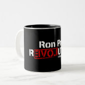 Ron Paul Revolutions-Tasse Zweifarbige Tasse (Vorderseite Links)