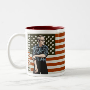 Ron Paul Revolutions-Tassen Zweifarbige Tasse
