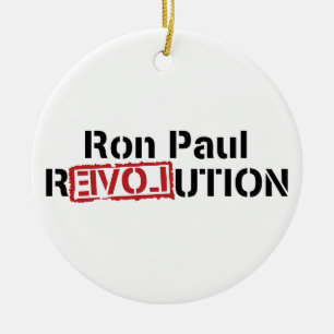 Ron Paul-Revolutions-Verzierung Keramik Ornament