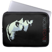 Ron Paul Revolutions-Vintage Elektronik-Hülse Laptopschutzhülle (Vorderseite)