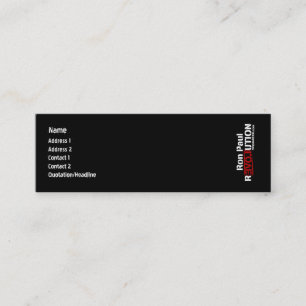 Ron Paul Revolutions-Visitenkarte Mini Visitenkarte