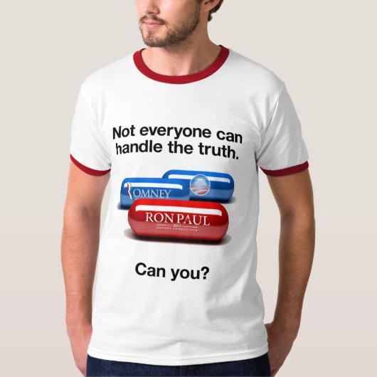 Ron Paul rotes Pillen-Shirt T-Shirt (Vorderseite)