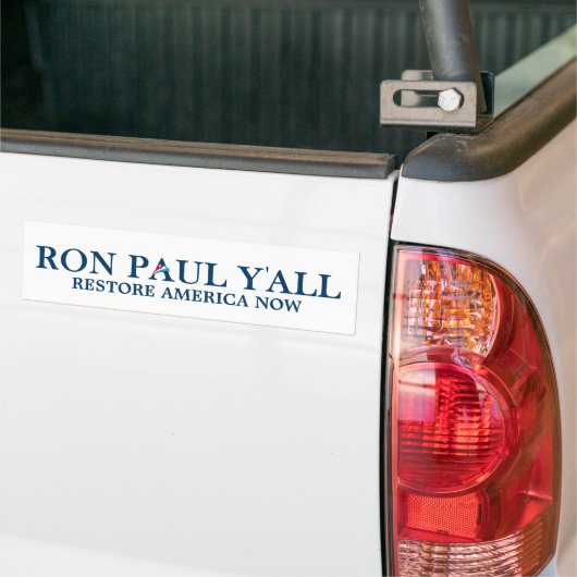 Ron Paul Sie - lustiger Autoaufkleber (Auf Lkw)