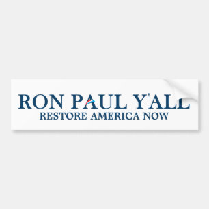 Ron Paul Sie - lustiger Autoaufkleber