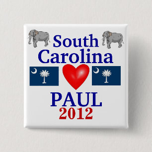 Ron Paul South Carolina 2012 Button