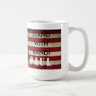 RON PAUL STUMPEN FÜR RAND PAUL STAND MIT RAND TASS KAFFEETASSE