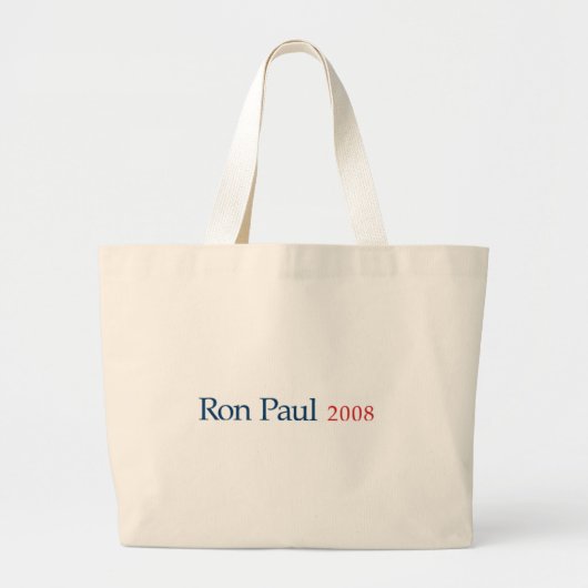 Ron Paul Taschentasche Jumbo Stoffbeutel (Vorne)