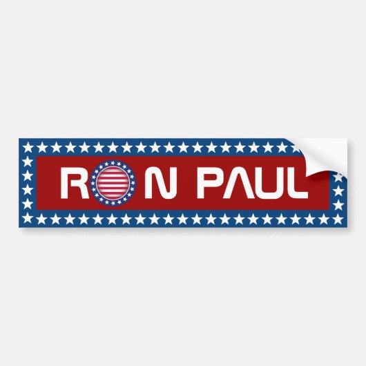 RON PAUL - US-Präsidentschaftswahl Autoaufkleber (Vorne)