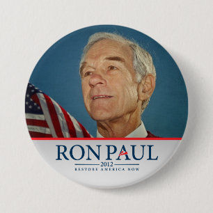 Ron Paul-Wiederherstellung Amerika knöpfen jetzt Button