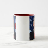 Ron Paul Zweifarbige Tasse (Mittel)