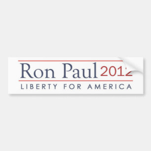 Ron Paulfreiheit 2012 für Amerika groß Autoaufkleber