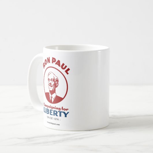 Ron Pauls Kampagne für Freiheit! Kaffeetasse (Vorderseite Links)