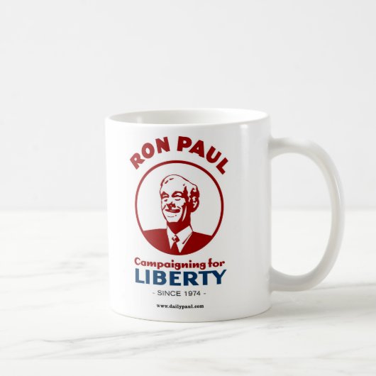 Ron Pauls Kampagne für Freiheit! Kaffeetasse (Rechts)