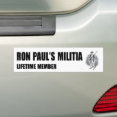 Ron Pauls Miliz-Autoaufkleber Autoaufkleber (Auf Auto)