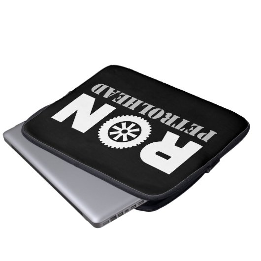 Ron Petrol Head Laptopschutzhülle (Vorne Knopf)