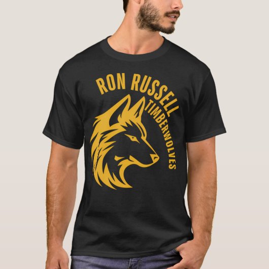 Ron Russell Timberwolves W Wolf T-Shirt (Vorderseite)