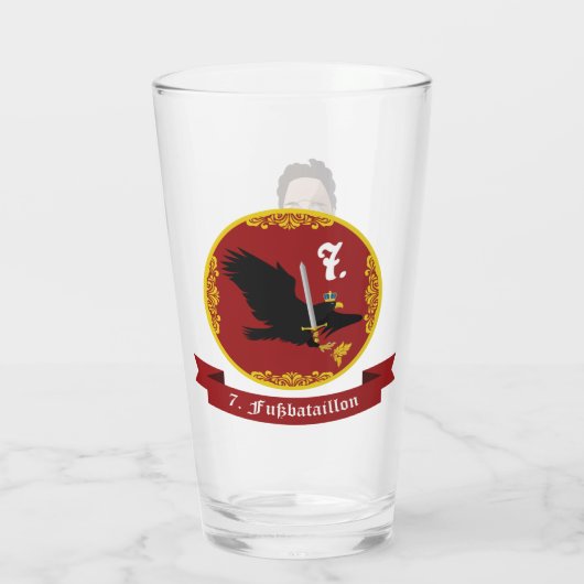 Ron Swanson Bier Glass Glas (Rückseite)