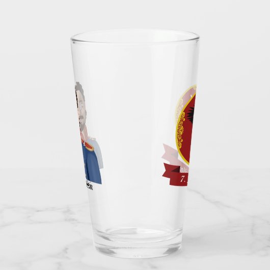 Ron Swanson Bier Glass Glas (Links)