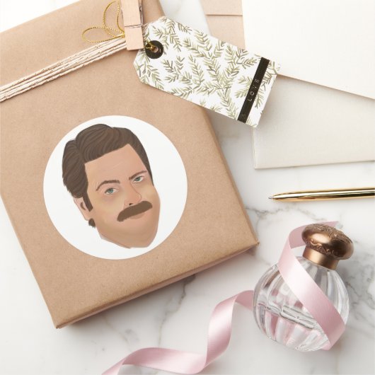 Ron Swanson Sticker Parks und Rec (Schenken)