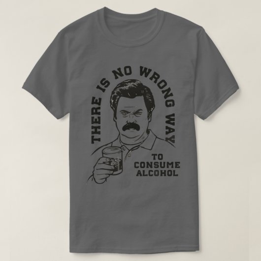 Ron Swanson T-Shirt (Design vorne)