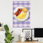 Ron Swansons Frühstückspenster der Großartigkeit Poster (Heimbüro)