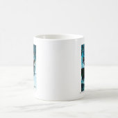 Ron und Ginny auf Besen 1 Kaffeetasse (Mittel)