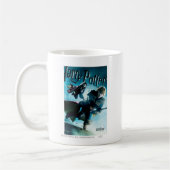 Ron und Ginny auf Besen 1 Kaffeetasse (Links)