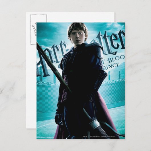 Ron Weasely Postkarte (Vorne/Hinten)