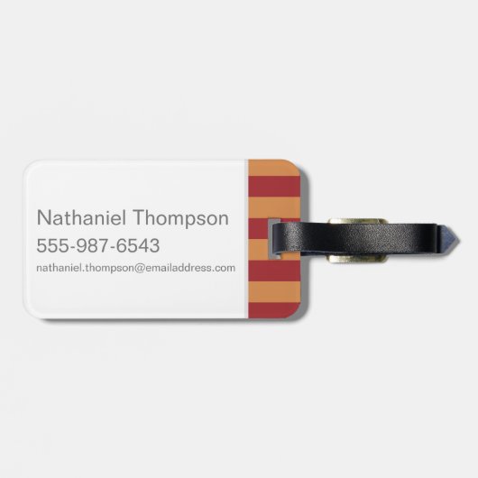 Ron Weasley Cartoon Art Gepäckanhänger (Rückseite horizontal)