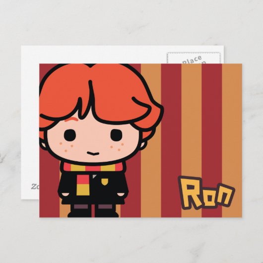 Ron Weasley Cartoon Art Postkarte (Vorne/Hinten)