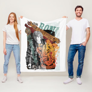 Ron Weasley Collage 1 Fleecedecke