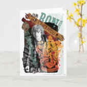 Ron Weasley Collage 1 Karte (Gelbe Blume)