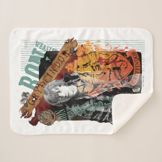 Ron Weasley Collage 1 Sherpadecke (Vorderseite (Horizontal))