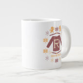 Ron Weasley Cross Stitch Strick Sweater Graphic Jumbo-Tasse (Vorderseite Rechts)