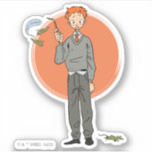 Ron Weasley Illustration "Eat Slugs" Aufkleber (Vorderseite)