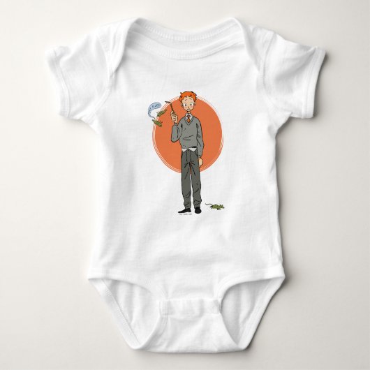 Ron Weasley Illustration "Eat Slugs" Baby Strampler (Vorderseite)