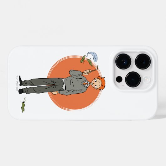 Ron Weasley Illustration "Eat Slugs" Case-Mate iPhone Hülle (Rückseite (Horizontal))