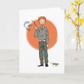 Ron Weasley Illustration "Eat Slugs" Karte (Gelbe Blume)