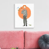 Ron Weasley Illustration "Eat Slugs" Leinwanddruck (Insitu (Wohnzimmer))
