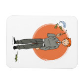 Ron Weasley Illustration "Eat Slugs" Magnet (Horizontal)