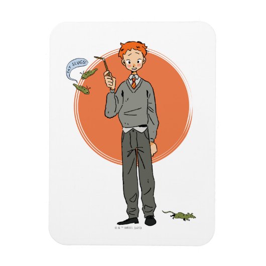 Ron Weasley Illustration "Eat Slugs" Magnet (Vertikal)