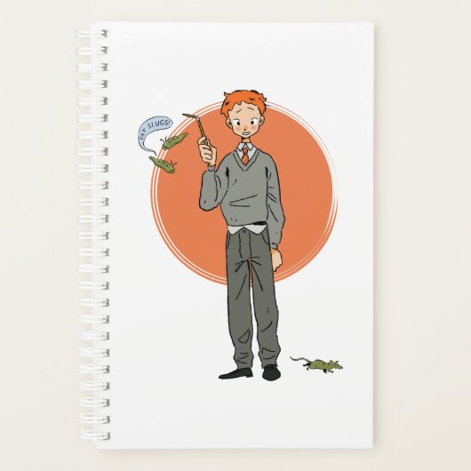 Ron Weasley Illustration "Eat Slugs" Planer (Vorderseite)