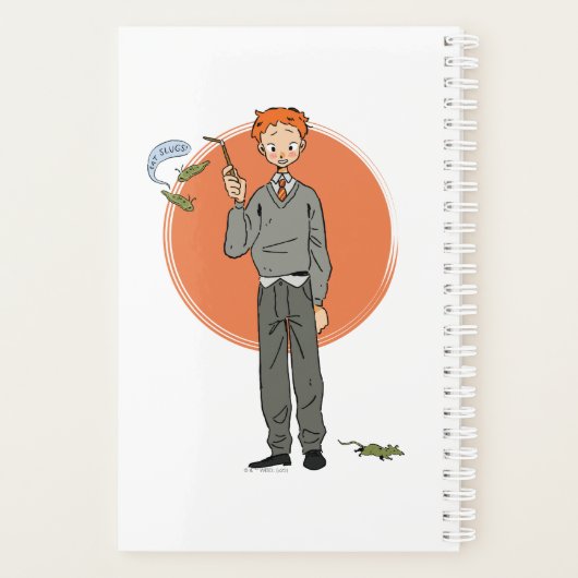 Ron Weasley Illustration "Eat Slugs" Planer (Rückseite)