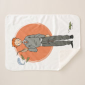 Ron Weasley Illustration "Eat Slugs" Sherpadecke (Vorderseite (Horizontal))