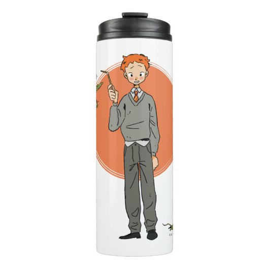 Ron Weasley Illustration "Eat Slugs" Thermosbecher (Vorderseite)