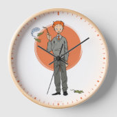 Ron Weasley Illustration "Eat Slugs" Uhr (Vorderseite)