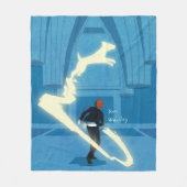 Ron Weasley Patronus Gemälde Fleecedecke (Vorderseite)